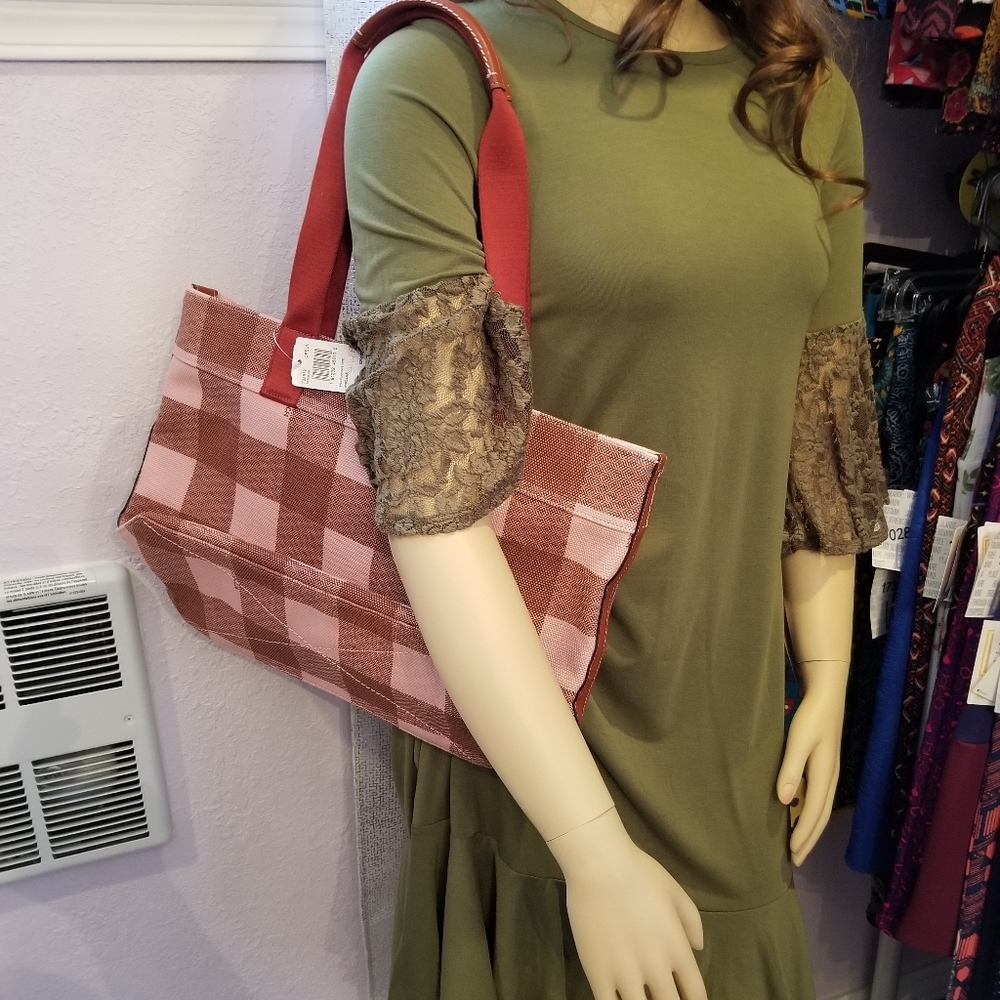 NWT Coach Buffalo Plaid Tote